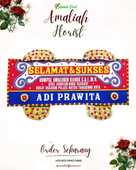 Papan Bunga Ucapan Selamat Kuwolu